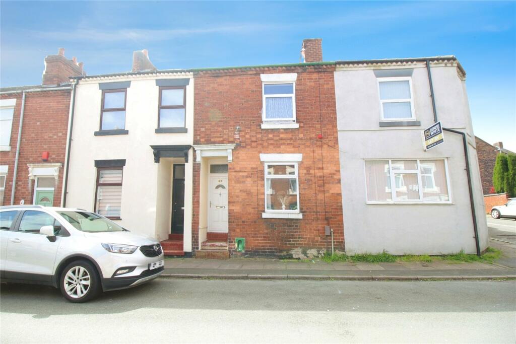 3 bedroom terraced house for sale in Oxford Street, Penkhull, Stoke On Trent, Staffordshire, ST4
