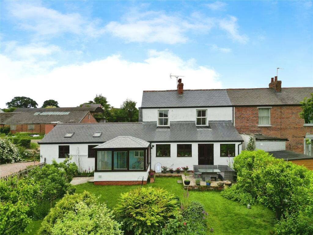 2 bedroom semidetached house for sale in Church Street, Whittington, Oswestry, Shropshire, SY11