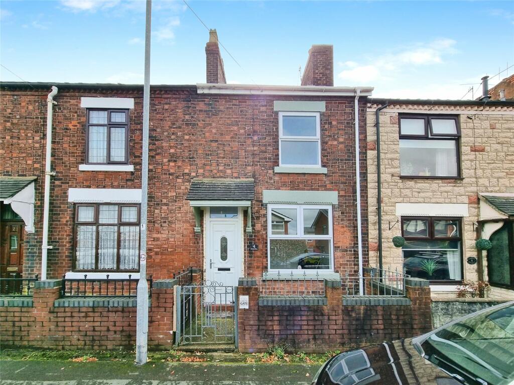 2 bedroom terraced house for sale in Norton Street, Milton, Stoke-on-Trent, Staffordshire, ST2