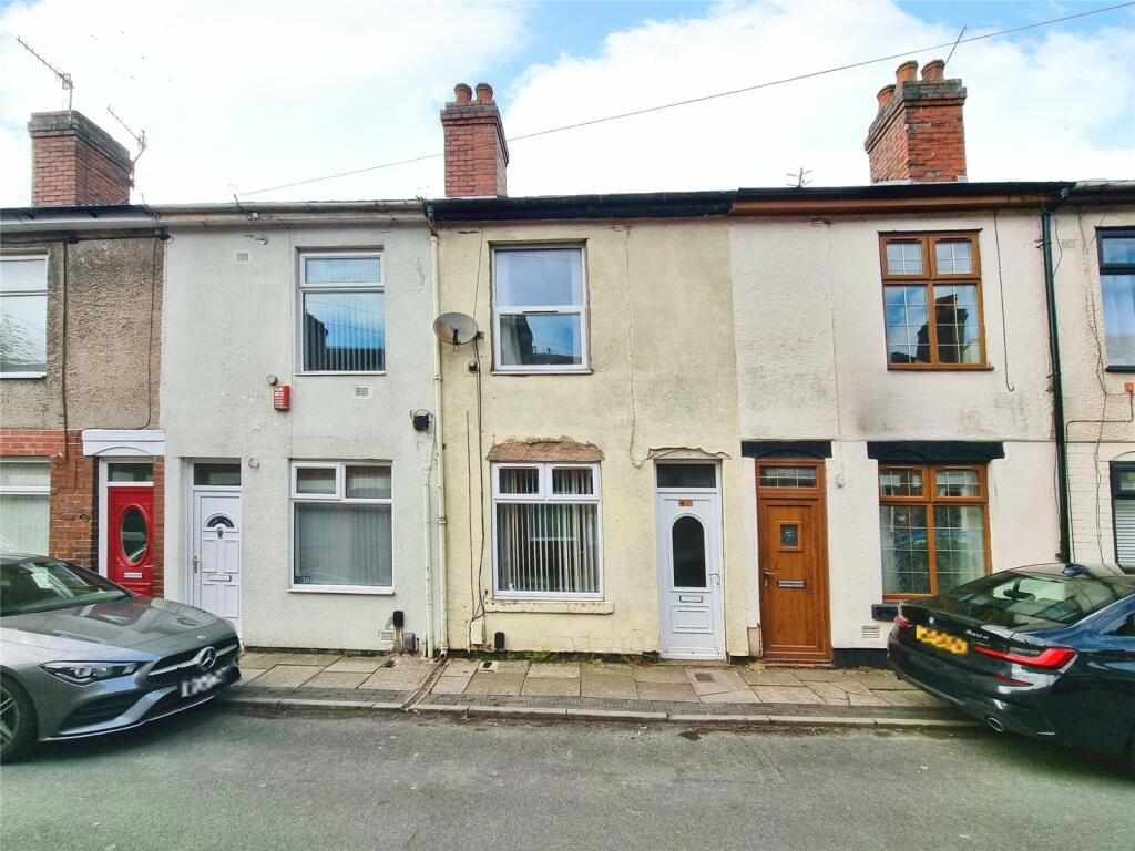 2 bedroom terraced house for sale in Samuel Street, Packmoor, Stoke-on-Trent, Staffordshire, ST7