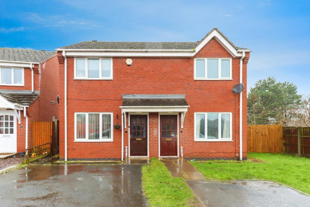 2 bedroom semidetached house for sale in Lodge Coppice, Donnington