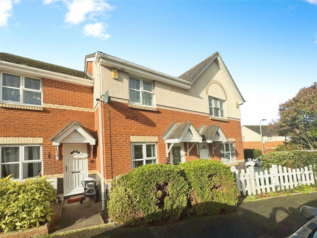 2 bedroom terraced house for sale in Byron Way, Exmouth, Devon, EX8