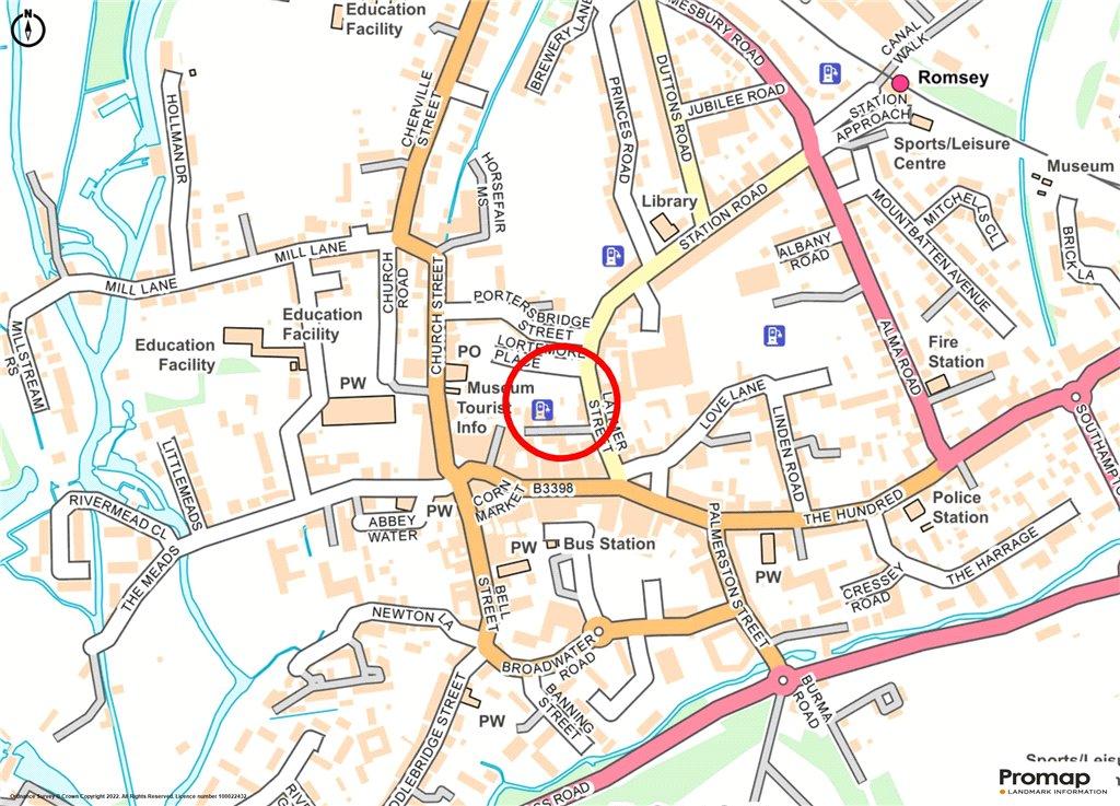 Map Of Romsey Town Centre 2 Bedroom Detached House For Sale In Latimer Street, Romsey, Hampshire, So51