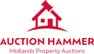 AUCTION HAMMER MIDLANDS, covering Midlands Estate Agent Logo