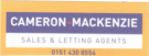 Cameron Mackenzie, Rainhill Estate Agent Logo