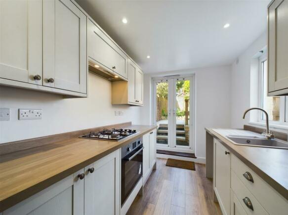 Kitchen towards garden