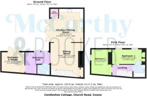 Candleshoe Cottage, Church Road, Cowes - all floor