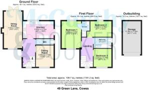 49 Green Lane, Cowes - all floors.JPG