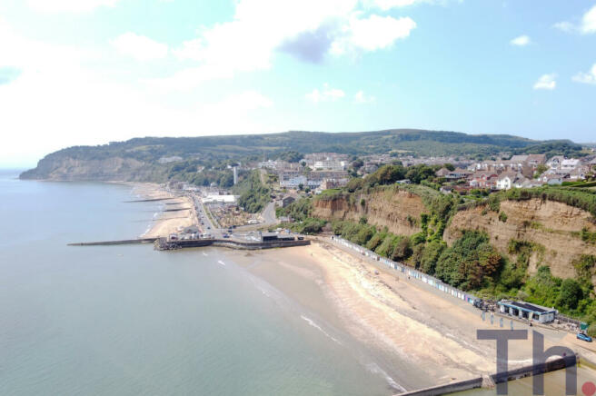 Aerial View of Cafe and Beach.JPG