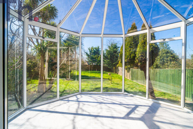 Conservatory  & View of Garden