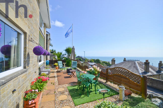 Front Garden with Sea Views.JPG