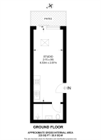 Floorplan area for info only, not for £/sq. ft valuation