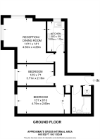 Floorplan area for info only, not for £/sq. ft valuation