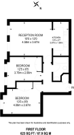 Floorplan area for info only, not for £/sq. ft valuation