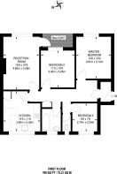 Floorplan area for info only, not for £/sq. ft valuation