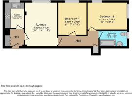 Floorplan area for info only, not for Â£/sq. ft valuation