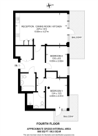 Floorplan area for info only, not for £/sq. ft valuation