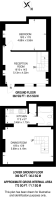 Floorplan area for info only, not for £/sq. ft valuation
