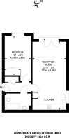 Floorplan area for info only, not for £/sq. ft valuation