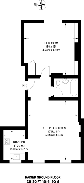 1 bedroom flat to rent in Gipsy Hill, Gipsy Hill, London, SE19, SE19