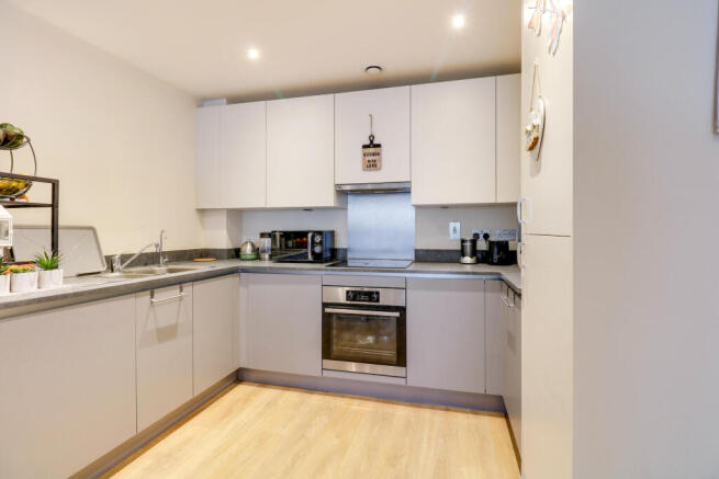 open plan kitchen