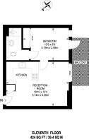 Floorplan area for info only, not for £/sq. ft valuation