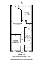 Floorplan area for info only, not for £/sq. ft valuation
