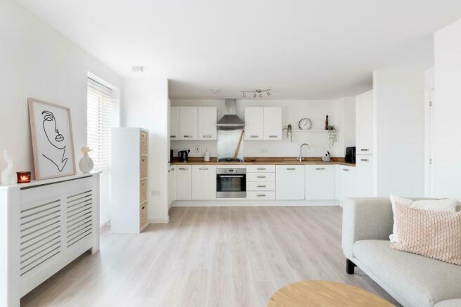 Open plan Kitchen and Living area