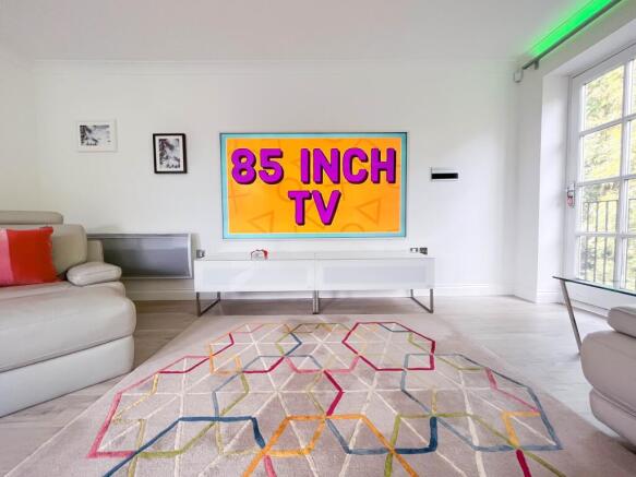85" TV Included
