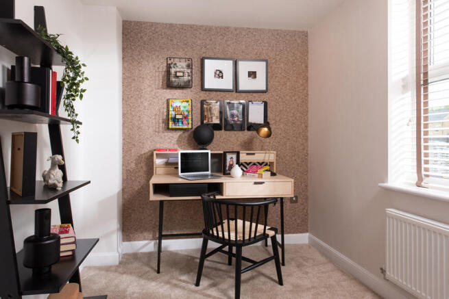 Study room inside Grey Towers Village Winstone home