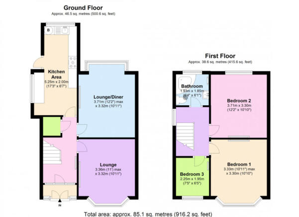 3 bedroom Semi Detached for sale