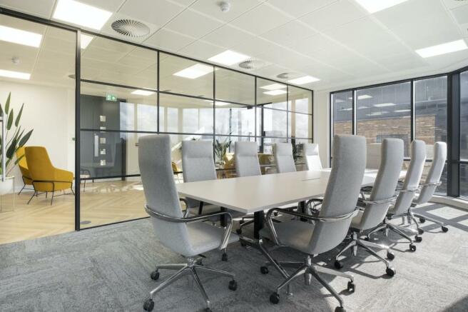 Fitted meeting room