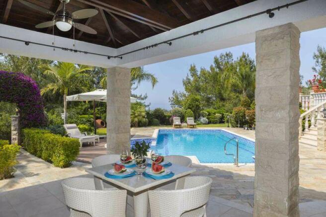 Covered Seating Area