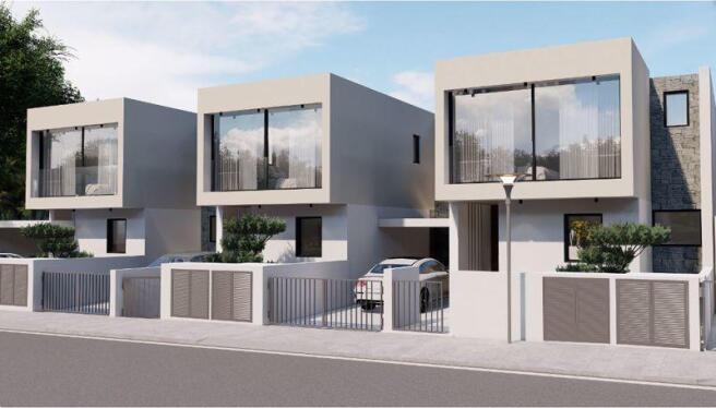Front of Villas 1,