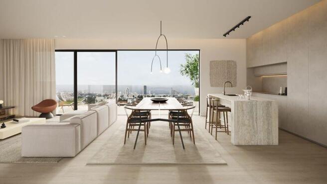 Kitchen/Dining/Livin