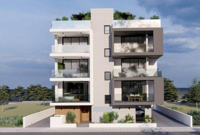 Front of Apartments
