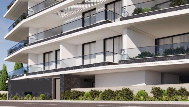 Front of Apartments