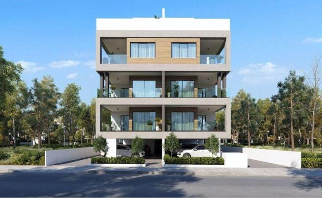 Front of Apartments