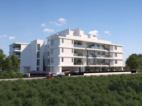 Front of Apartments