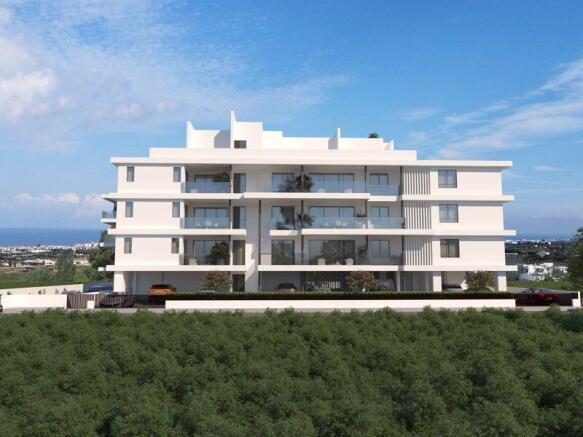 Front of Apartments
