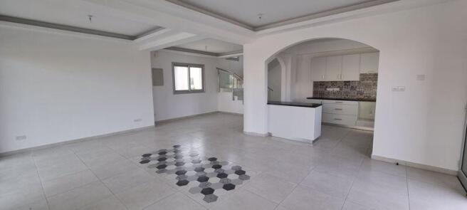 Kitchen and living