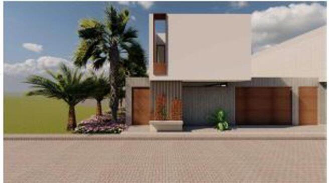Front of Villa