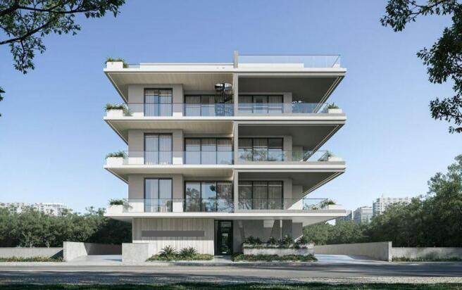 Front of Apartments