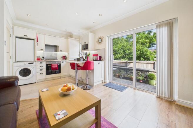 Open plan living area