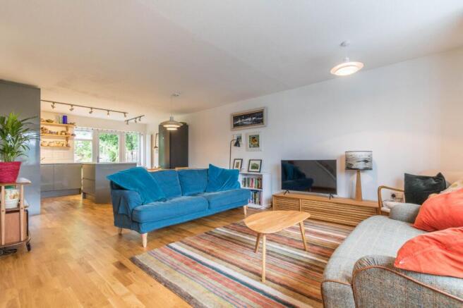 Kitchen, Dining & living space