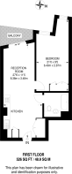 Floorplan area for info only, not for Â£/sq. ft valuation