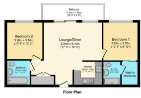 Floorplan area for info only, not for £/sq. ft valuation