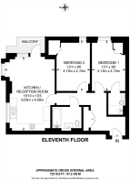 Floorplan area for info only, not for £/sq. ft valuation