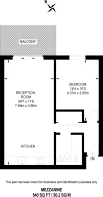 Floorplan area for info only, not for £/sq. ft valuation