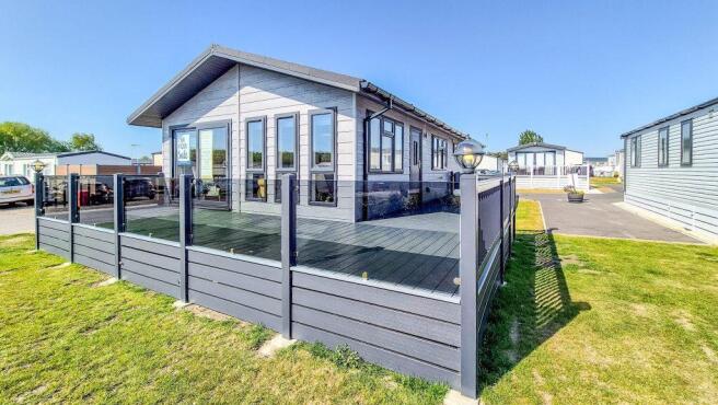 Luxury lodge at Rye Harbour